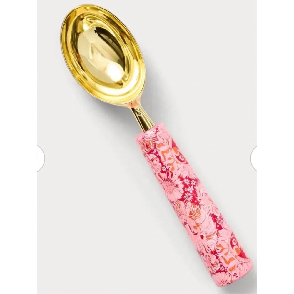 NIB Lilly Pulitzer Ice Cream Scoop Jims Stuff Sun Faces 2026 GWP Party Preppy